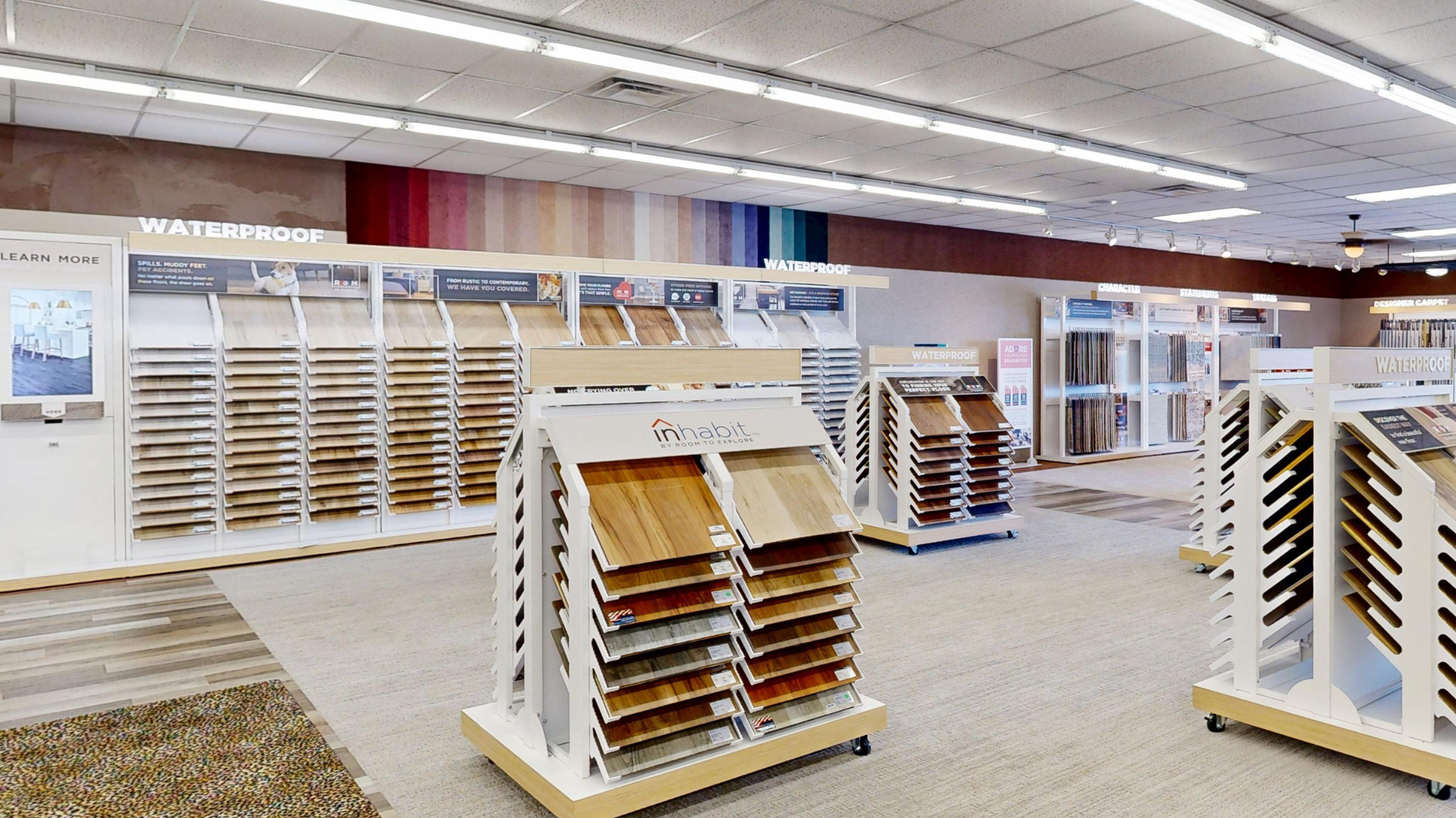 Luxury Vinyl flooring swatch 