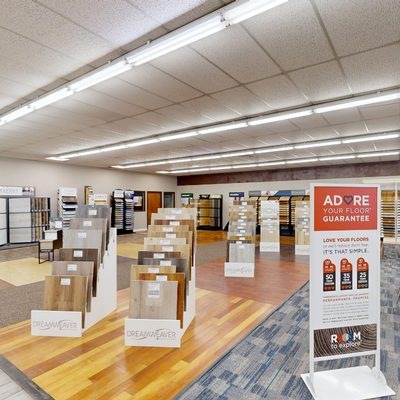 hardwood flooring showroom at Ann Arbor Carpets Flooring America