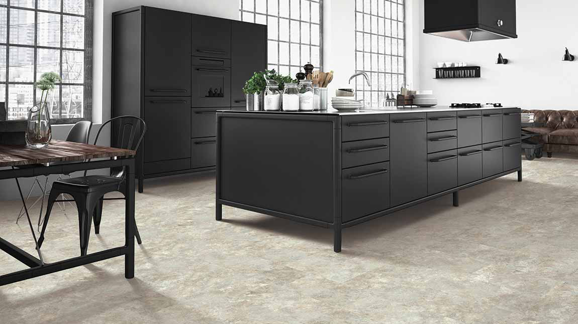 Luxury Vinyl Flooring in kitchen